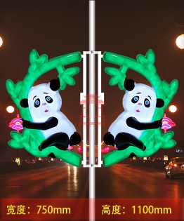 河南熊貓造型燈